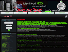 Tablet Screenshot of mzx.lv